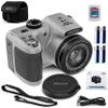 Minolta ProShot 20MP Camera  26x Optical Zoom Lens, 1080p HD Video, WiFi, 3-inch LCD Screen, Image Stabilization, Face Detection, Scene Modes, Compact Point & Shoot, 32GB Card (Silver) view 1