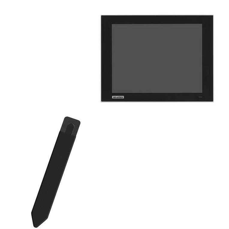 BoxWave Stylus Pouch Compatible with Advantech TPC-2121T - Stylus PortaPouch, Pen Stylii Holder Carrier Portable Self-Adhesive - Jet Black