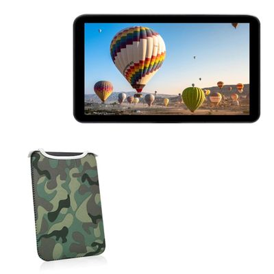 BoxWave Case Compatible with Portkeys LH7H - Camouflage SlipSuit, Slim Design Camo Neoprene Slip On Pouch