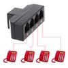 Phone Telephone RJ11 6P4C Female to 4 Ethernet RJ45 8P8C Male F/M Adapter Converter Cable Adapter Plug to USB Adapter Cable Adapter Cable USB Adapter Plug Outlet Adapter Cable for Phone Cable view 3