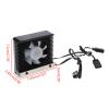 Kcjhagbd Aluminum SSD Heatsink NVME M.2 2280 Drive Radiator Passive Heat Dissipation ARGB 12V 4 Pin Radiator Argb Ssd Heatsink, Black view 2