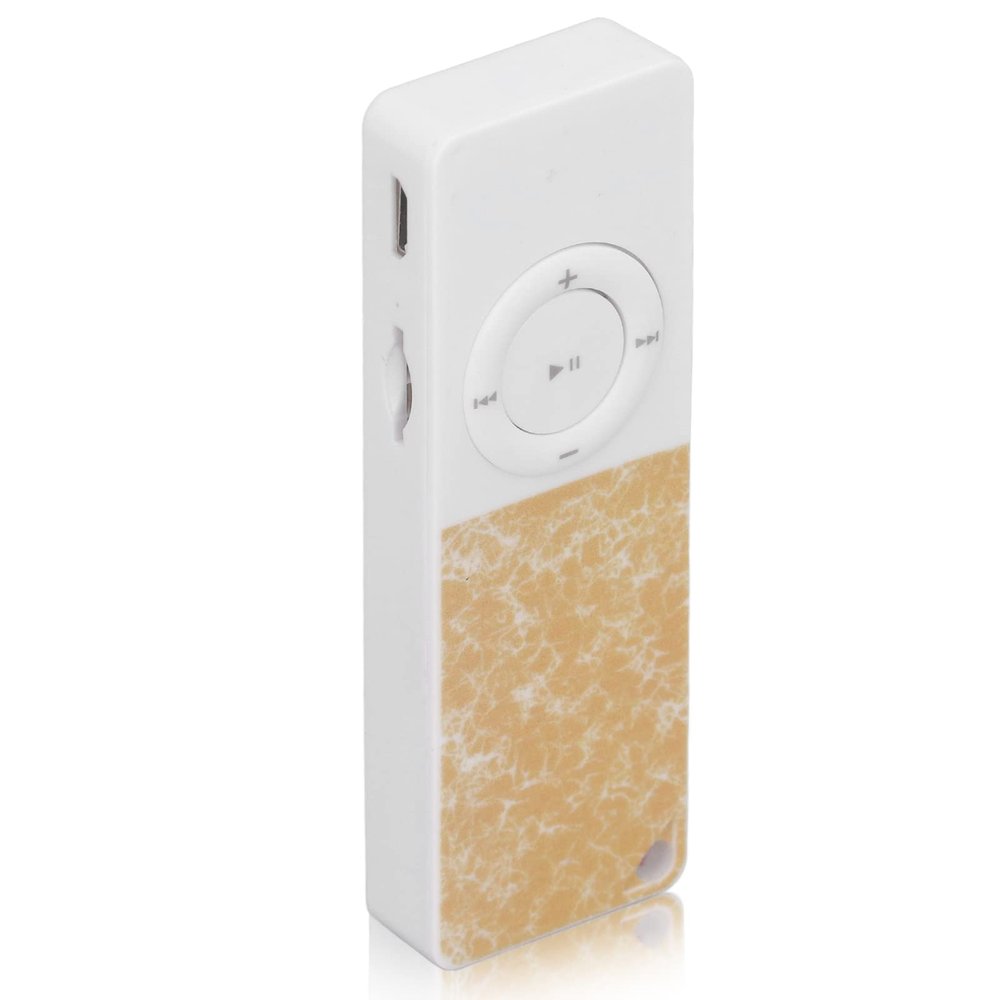 64GB High Fidelity Slim Multifunction MP3 Player with Lossless Sound for Music Lovers (Yellow)