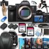 Sony a7 III 4K Video Recording Mirrorless 24MP Digital Camera (Body only), 2X64GB Memory Cards, Photo/Video Software Kit+Backpack+Deluxe Accessory Bundle, Black (Renewed) view 1