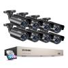 ZOSI 3K Lite 8CH Security Camera System, 5MP 8Channel CCTV DVR with 1TB Hard Drive, 8pcs 1920TVL 1080p Cameras,for 24/7 Recording view 1
