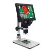 JOEBO Microscope Kit G1200 Electronic Digital Microscope, 12MP 7 Inch LCD Screen Microscope Lens Adapters (Color : Without Battery) view 4