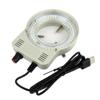 JOEBO Microscope Kit 48pcs LED USB Output Adjustable Ring Light Lamp for Industry Stereo Microscope Camera 5V Microscope Lens Adapters (Color : White) view 1
