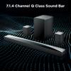 TCL Q85H 7.1.4 Surround Sound Bar with Wireless Subwoofer for Smart TV | Dolby Atmos DTS:X Sound System | 860W Power Bluetooth Home Theater Speaker | App Control & Remote Control | Latest Model view 2