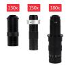 Joebo Microscope Kit 130X 150X 180X Magnification Adjustable Zoom C Mount Lens for 25mm Diameter Microscope Camera Microscope Lens Adapters (Color : 1-130x 40mm) view 3