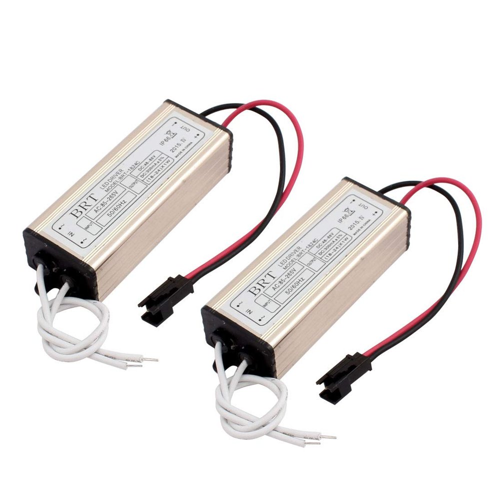 PGMTDEFXJO 2Pcs AC85-265V to DC48-88V 300mA Transformer IP66 Waterproof LED Driver Power Supply