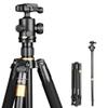 Kadxyan Portable Tripod Kit, 4-Sections Tripod for SLR Camera, Aluminum DSLR Tripod Monopod with 36mm Ball Head, Travel Tripods 8KG Load Capacity with Carry Bag view 1