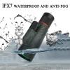 DJXIK 10-20X50 High Definition Monocular for Teens Adults. Newest Waterproof Telescope-BAK4 Prism for Bird Watching Camping Traveling Hiking view 4