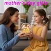 LOGAZOO Mothers Day Gifts for Mom Tulip Lamp with Glass Dome, 20 LED Flower Night Light, Gift for Mom from Daughter Son, Birthday Christmas Holiday Gifts for Women, Bedroom Desk Decor view 3