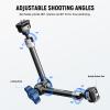 NEEWER 11" Articulating Magic Arm with 360 Ball Heads & Locating Pins for ARRI, Camera Monitor Mount with 1/4" Screws for DSLR Action Camera Monitor Video Light Compatible with SmallRig Cage Rig,ST16 view 3