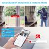 ZOSI 3K Lite Home Security Camera System with AI Human Vehicle Detection, H.265+ 8CH CCTV DVR, 8 x 1080p Wired Outdoor Indoor Bullet Dome Cameras, Remote Access, Alert Push (1TB HDD) view 3