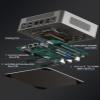 HISTTON Mini PC Windows 11 Pro, Core i5-1340P(up to 4.60GHz) Mini Desktop PC with 16GB RAM 512GB NVME SSD, WiFi6, BT5.2, 4K Triple Display, Support TPM2.0, Wake on LAN, Auto Power on, Mini Computers view 3