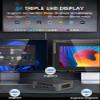 HISTTON Mini PC Windows 11 Pro, Core i5-1340P(up to 4.60GHz) Mini Desktop PC with 16GB RAM 512GB NVME SSD, WiFi6, BT5.2, 4K Triple Display, Support TPM2.0, Wake on LAN, Auto Power on, Mini Computers view 4