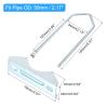 uxcell Double Antenna Mast Clamp V Jaw Block with U Bolts Mount Bracket for Outdoor Antenna, M6x54x150mm view 2