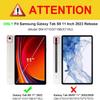 Case for Samsung Galaxy Tab S9 11 inch Tablet 2023 Model X710/X716B/X718USlim Fit Foldable Standing Cover Case with Auto Sleep/Wake for Galaxy Tab S9Rainbow White Clouds view 2
