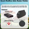 Bartallama3D Radar Holder for Escort Redline 360c Compatible with Tesla Vehicles - Black view 4