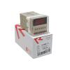 POWTAXBJGD DH48S-S Time Relay 0.1S-99H Digital AC 110/220V DC 12/24V Repeat Cycle SPDT Programmable Timer Switch with Socket Base Din Rail (Size : AC 220V) view 2