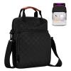9-11 Inch Tablet Sleeve Bag, Padded Carrying Travel Case for iPad Pro 11-in (M4), iPad 10.9 (10th Gen), iPad Air 11-in (M2), Galaxy Tab S9/S8, with Shoulder Strap (Classic Black) view 1