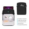 9-11 Inch Tablet Sleeve Bag, Padded Carrying Travel Case for iPad Pro 11-in (M4), iPad 10.9 (10th Gen), iPad Air 11-in (M2), Galaxy Tab S9/S8, with Shoulder Strap (Classic Black) view 4
