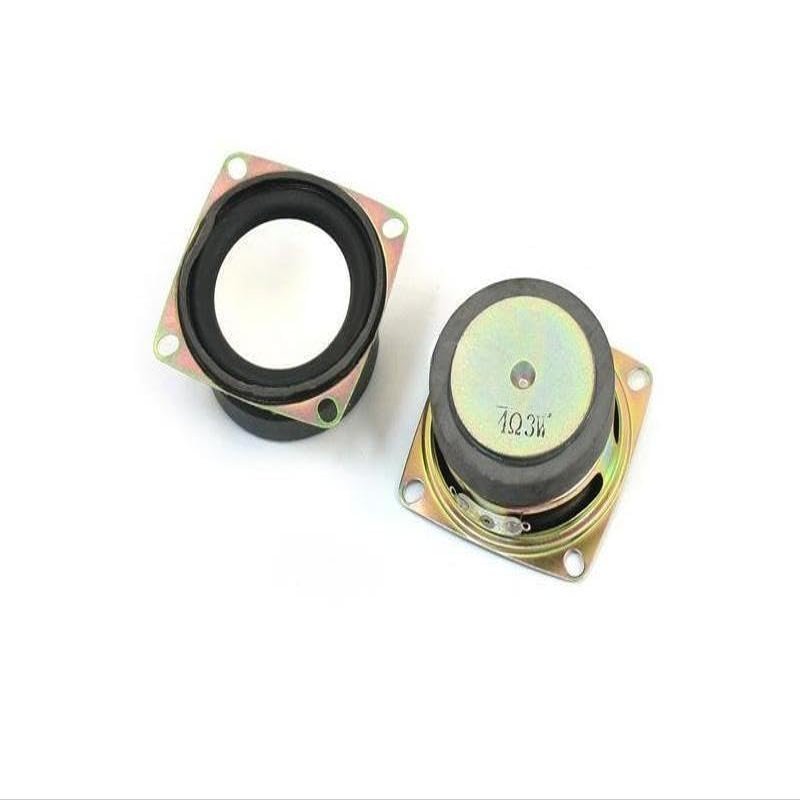 Generic 2pcs Yiwenchure 2"" 4Ohm 3W Full Range Audio Speaker Stereo Woofer Loudspeaker for Arduino (Pack of 2pcs) (S464 2PCS)