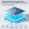 Baieyu Mini PC 12th Gen Core i7-1255U (10C/12T, up to 4.70GHz) Mini Desktop Computers, 32GB DDR5 1TB PCIE 4.0 NVMe SSD Micro PC Support 4K Triple Display/WiFi 6/BT 5.2/HDMI+DP+USB-C/Auto Power On view 2
