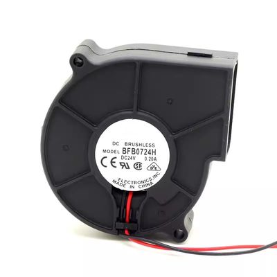 DC24V 0.20A 2-Wire 75x75x30mm 75mm Inverter Cooling Fan BFB0724H