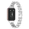 [2-PACK]Compatible with Samsung Galaxy fit 3 Band, 5 Beads in 2 Rows, Rhinestone Diamond Stainless Metal Strap for Samsung Galaxy fit 3 for Women (2PackH) view 2
