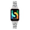 [2-PACK]Compatible with Samsung Galaxy fit 3 Band, 5 Beads in 2 Rows, Rhinestone Diamond Stainless Metal Strap for Samsung Galaxy fit 3 for Women (2PackH) view 3