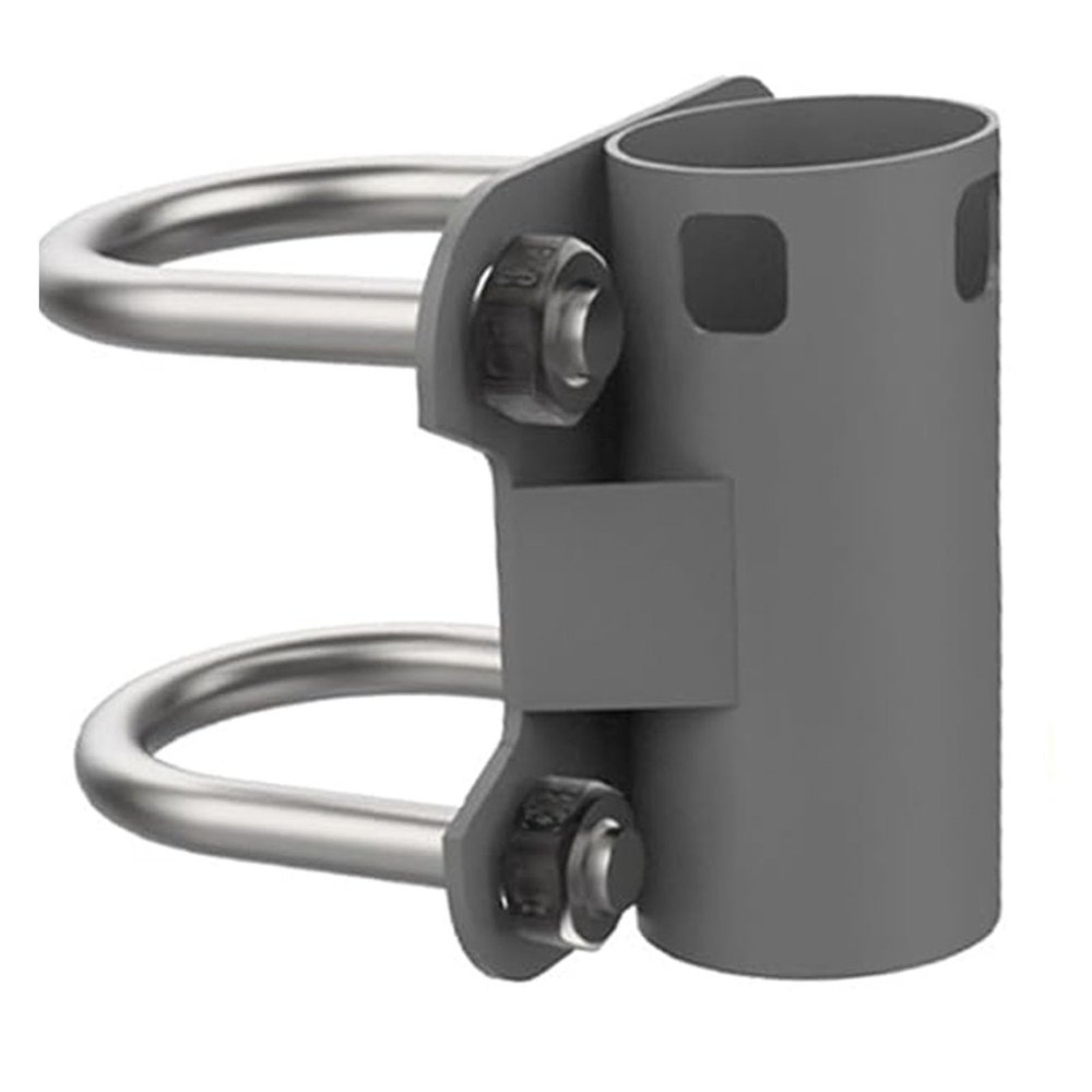 Aerial Mast Pipe Bracket, U Shape Antenna Mounting Bracket with 30mm to 50mm Adjustable, Stainless Steel Heavy Duty Mast, for Outdoor Antenna Pole Pipe