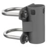 Aerial Mast Pipe Bracket, U Shape Antenna Mounting Bracket with 30mm to 50mm Adjustable, Stainless Steel Heavy Duty Mast, for Outdoor Antenna Pole Pipe view 1