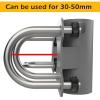 Aerial Mast Pipe Bracket, U Shape Antenna Mounting Bracket with 30mm to 50mm Adjustable, Stainless Steel Heavy Duty Mast, for Outdoor Antenna Pole Pipe view 4