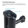 Camera Cage Side Handle, Universal Ergonomic Aluminum Camera Handgrip, 1/4 Screw Cold Shoe Mount, Up and Down Adjustable, for Camera Cage Video Rig, for Photography view 4
