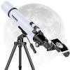 Telescope for Adults High Powered, 80mm Aperture 900mm Professional Refractor Telescope for Adults & Beginners, Compact and Portable Travel Telescopio with Carrying Bag and Designed Phone Adapter view 2