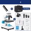 JOEBO Microscope Kit Zoom 2000x Biological H_D Microscope +13PCS Accessories+ Electronic Eyepiece monocular fit for Student Laboratory Lab Education LED USB Microscope Lens Adapters (Size : 4) view 2