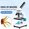 JOEBO Microscope Kit Zoom 2000x Biological H_D Microscope +13PCS Accessories+ Electronic Eyepiece monocular fit for Student Laboratory Lab Education LED USB Microscope Lens Adapters (Size : 4) view 4