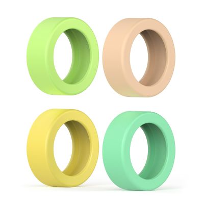 CAROFAFA Ring Protector Silicone Ring Cover Compatible with Oura Ring Protector, Elastic Case for Oura Ring Gen 3 Working Out (Horizon Compatible, Multiple Colors, M)