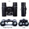 DJXIK Folding Portable Binoculars. HD Compact Travel Mini Telescope. Bak4 Optics Lenes Easy to Focus, for Concert Soccer Events. view 2