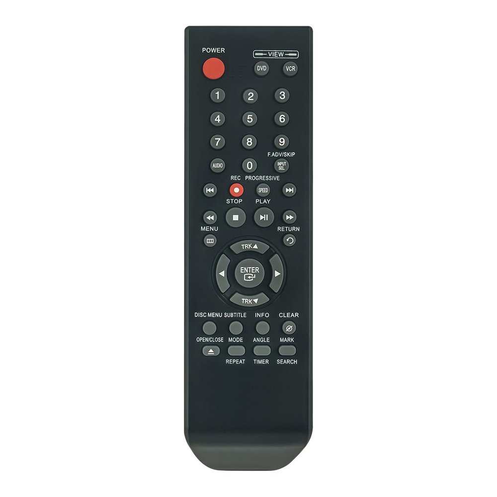 00051B PERFASCIN Replace Remote Control Fit for Samsung DVD/VCR Combo Player 00051/B