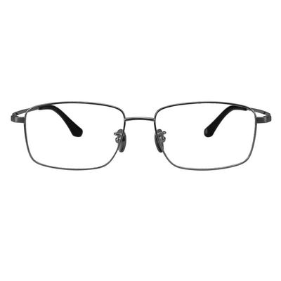 LAMBBAA Accessories Reading Glasses Titanium Frame Glasses Classic Computer Flexible Anti Eyestrain For Men Women(gun color,+1.00Magnification)
