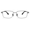 LAMBBAA Accessories Reading Glasses Titanium Frame Glasses Classic Computer Flexible Anti Eyestrain For Men Women(gun color,+1.00Magnification) view 1