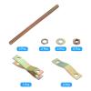 uxcell Double Antenna Mast Clamp, Double Pole to Pole Mounting Bracket Mast to Mast Clamp for Outdoor Antenna view 3
