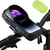 WOLFILIST Bike Phone Holder EVA Waterproof Bike Front Frame Bag Top Tube Bike Bag Bicycle Phone Mount Cycling Pouch with Rain Cover Bike Accessories Gifts for Cyclists Men view 1