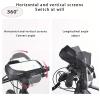 WOLFILIST Bike Phone Holder EVA Waterproof Bike Front Frame Bag Top Tube Bike Bag Bicycle Phone Mount Cycling Pouch with Rain Cover Bike Accessories Gifts for Cyclists Men view 4