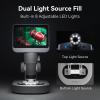 BEAVERLAB Darwin Digital Microscope 1600x, 4.0 Inch Portable Electronic Coin Microscope with 8 Adjustable LED Lights for Adults view 4
