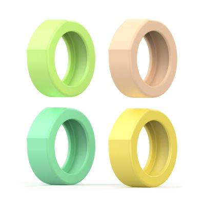 CAROFAFA Ring Protector Silicone Ring Cover Compatible with Oura Ring Protector, Elastic Case for Oura Ring Gen 3 Working Out (Heritage compatible, Multiple colors, S), S(6/7)