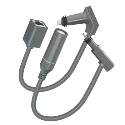 Zunate Starlink SPX Male to RJ45 Adapter, RJ45-1 RJ-2 Starlink Cable RJ45 Female Connectors, 24AWG 1200Mbps Waterproof Starlink Cable RJ45 Female Connector Adapter for Router Starlink