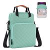 9-11 Inch Tablet Sleeve Bag, Padded Travel Carrying Case for iPad Pro 11-in (M4), iPad 10.9 (10th Gen), iPad Air 11-in (M2), Galaxy Tab S9/S8, with Shoulder Strap (Mint Green)
